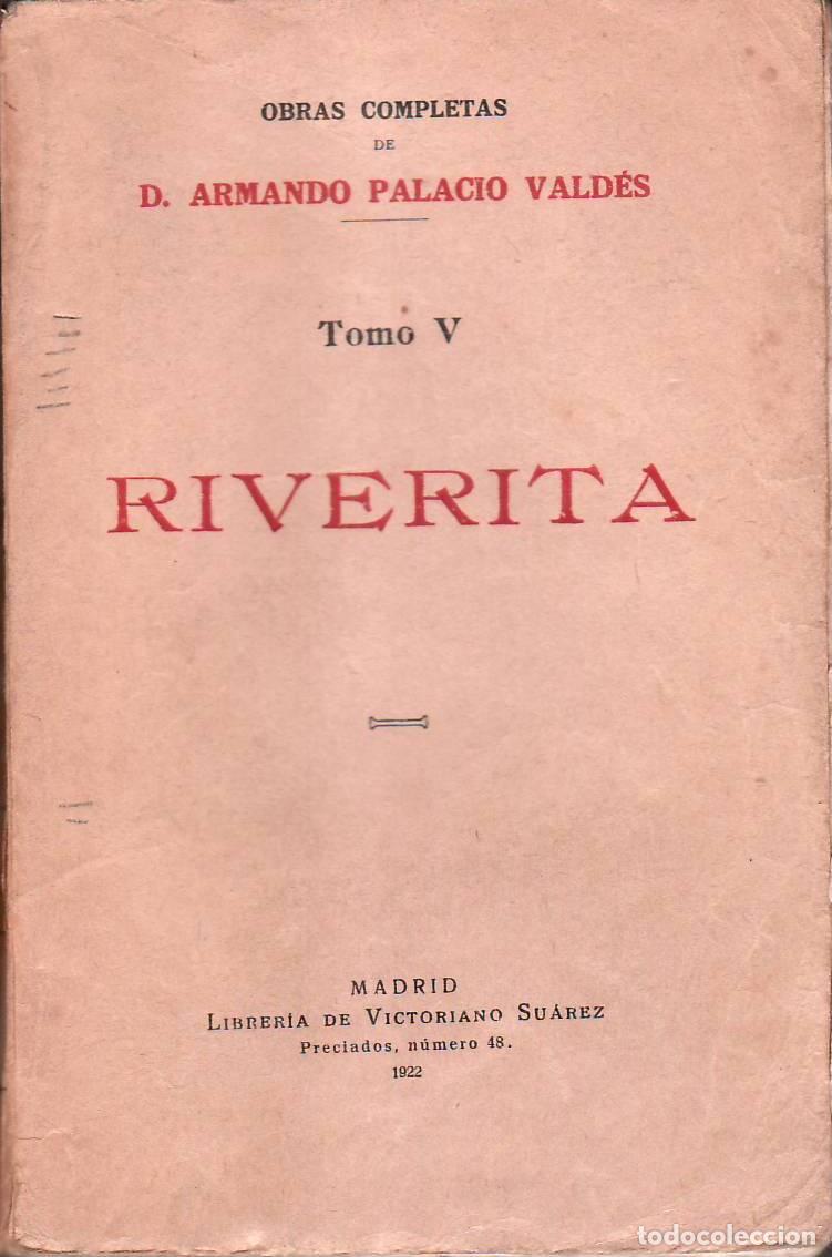 Libros: PALACIO VALDES, Armando.- - Riverita. - Foto 1
