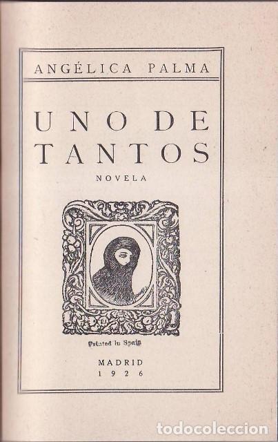 Libros: PALMA, Ang&eacute;lica.- - Uno de tantos. - Foto 1