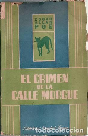 Libros: POE, Edgar Allan.- - El crimen de la calle Morgue y otros cuentos. Traducci&oacute;n de A. Jim&eacute;nez Orderiz.