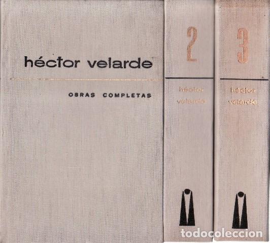 Livros em segunda m&atilde;o: VELARDE, Hector.- - Obras completas. 3 tomos.