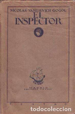 Libros: VASILIEVICH GOGOL, Nicol&aacute;s.- - El inspector. - Foto 1