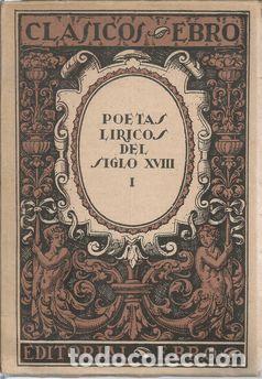 B&uuml;cher: POETAS LIRICOS DEL S.XVIII - S/A