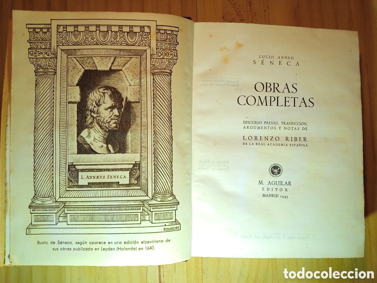 Libros: S&eacute;neca Obras Completas, Aguilar - Foto 8