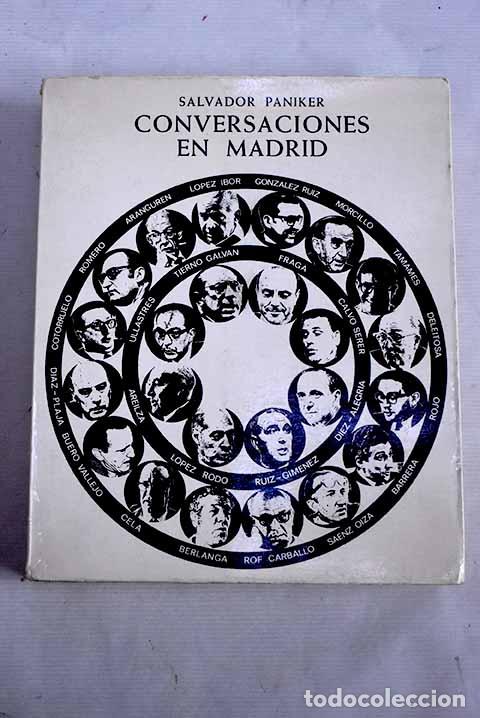 Libros: Conversaciones en Madrid.- P&aacute;niker, Salvador - Foto 1