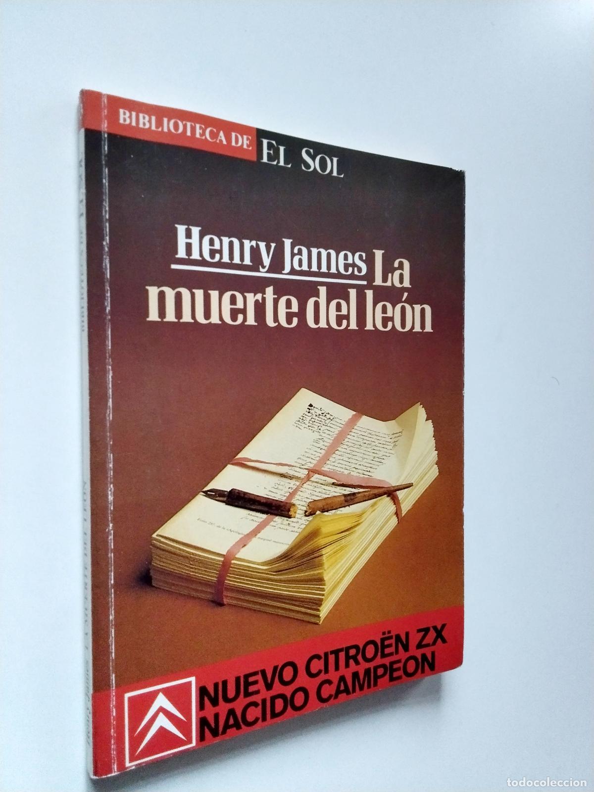 Libros: Henry James - La muerte del le&oacute;n - Foto 1