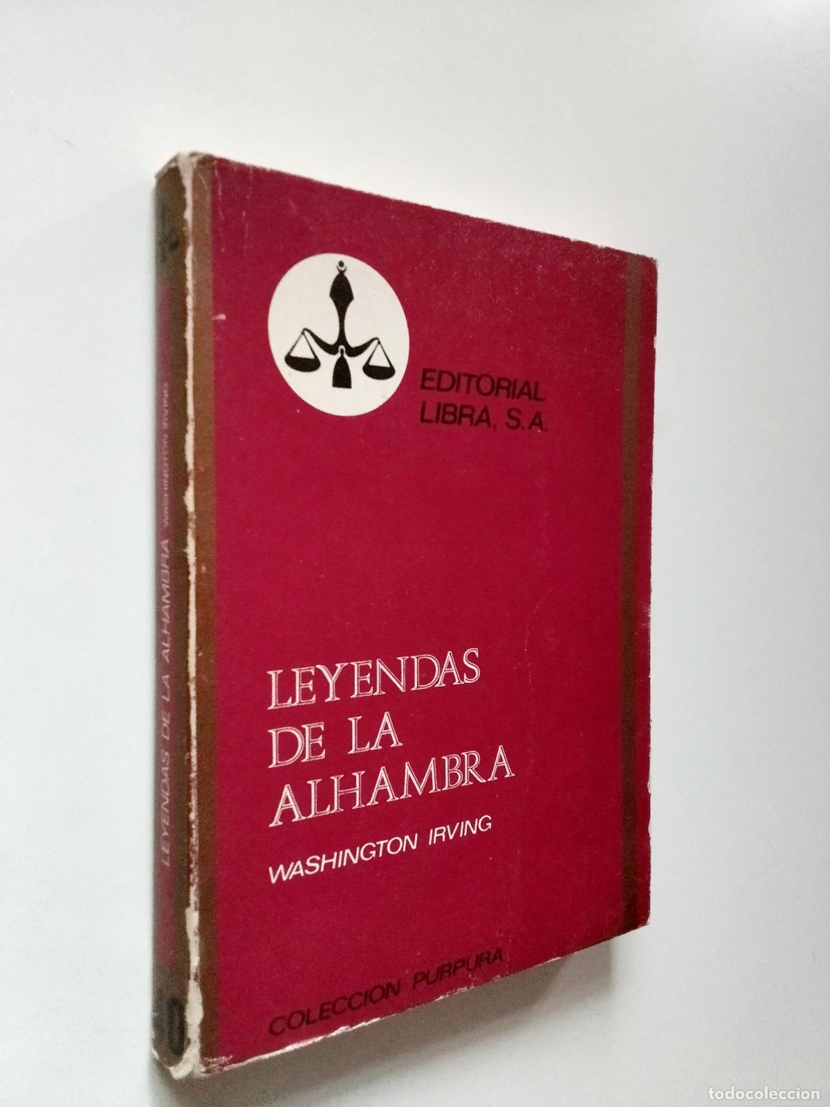 Libros: Washington Irving - Leyendas de la Alhambra - Foto 1