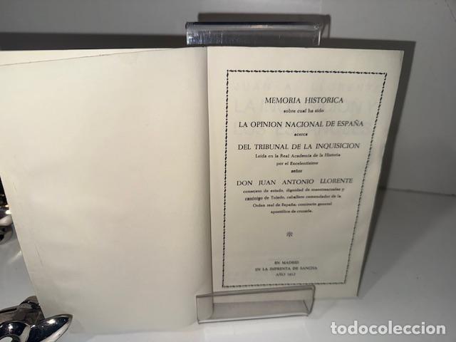 Libros: LA INQUISICION Y LOS ESPA&Ntilde;OLES JUAN A LLORENTE - Foto 2
