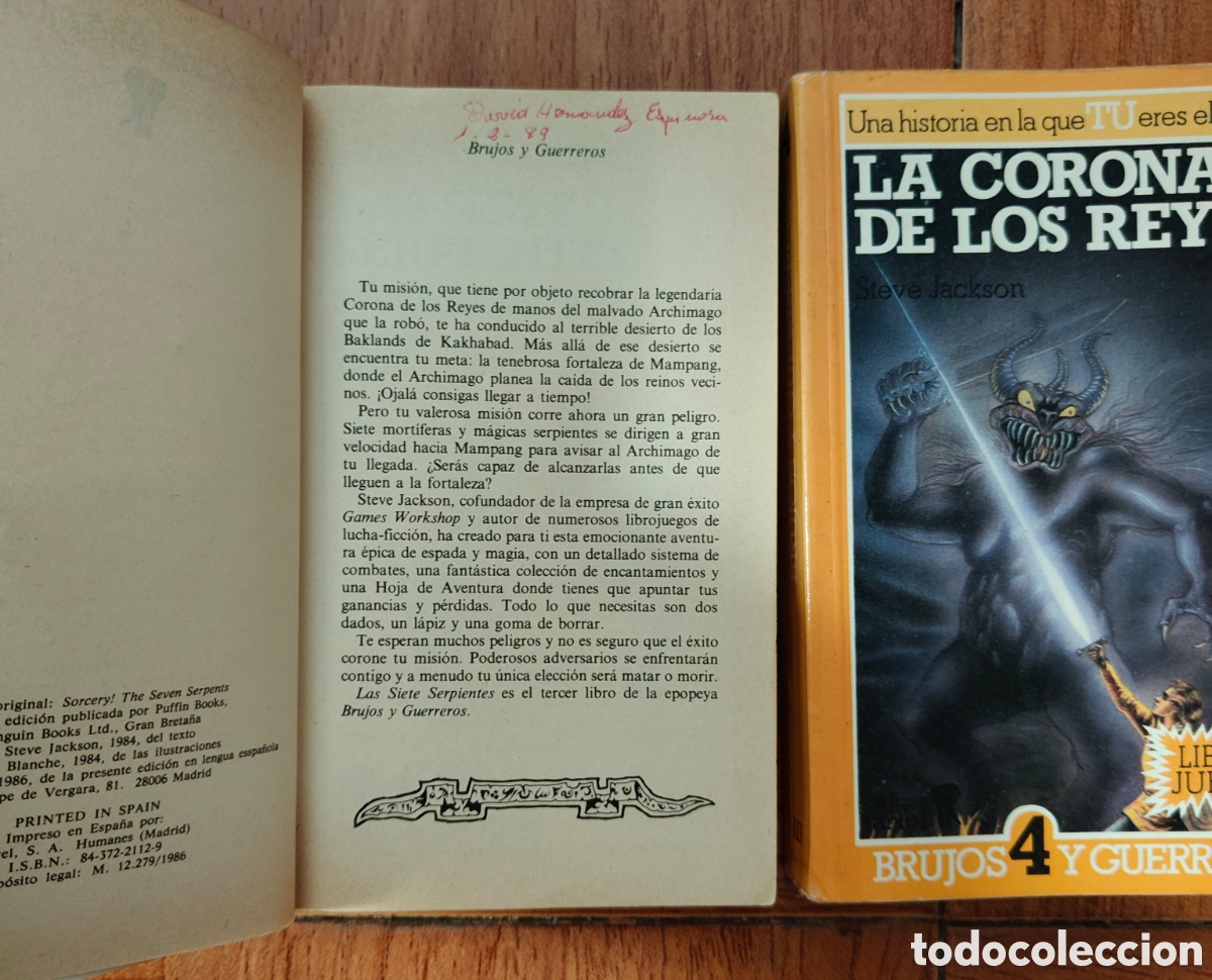 Libros: Brujos y Guerreros � 4 Libros � Completa � Altea Junior - Steve Jackson - Foto 9