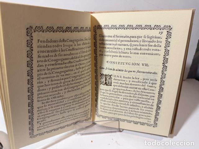 Libros: FUNDACION Y CONSTITUCIONES DE LA REAL CONGREGACION - Foto 2