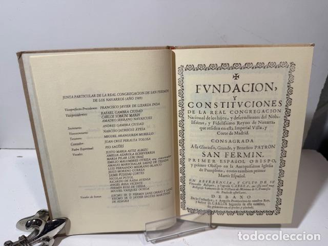 Libros: FUNDACION Y CONSTITUCIONES DE LA REAL CONGREGACION - Foto 3