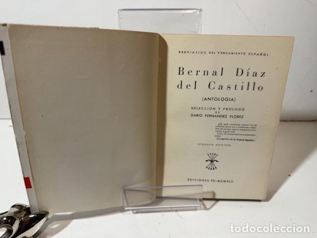 Libros: BERNAL DIAZ DEL CASTILLO ANTOLOGIA - Foto 2