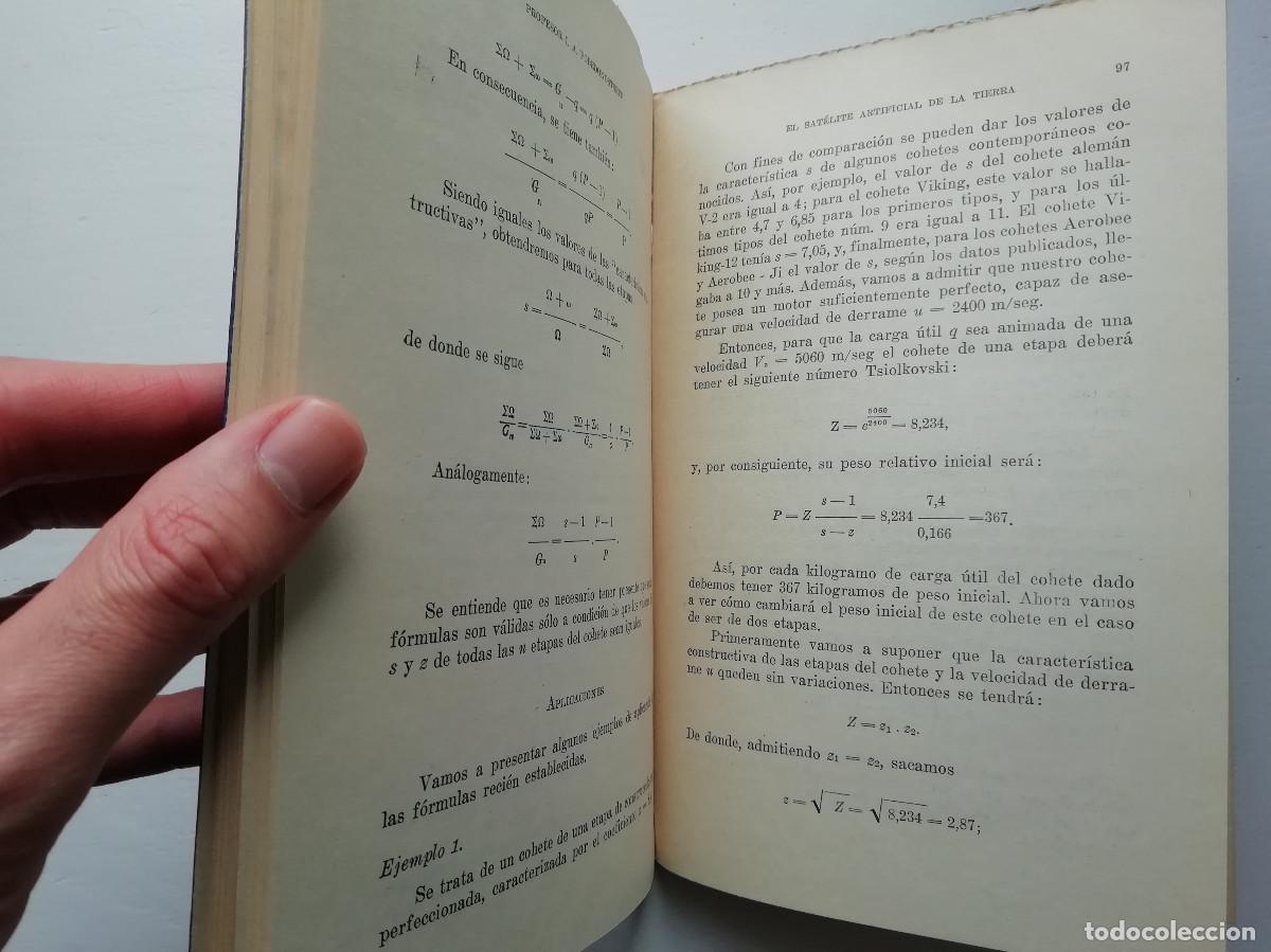 Libros: El sat&eacute;lite artificial de la tierra - I. A. Pobedonostsef 1958 - Foto 10