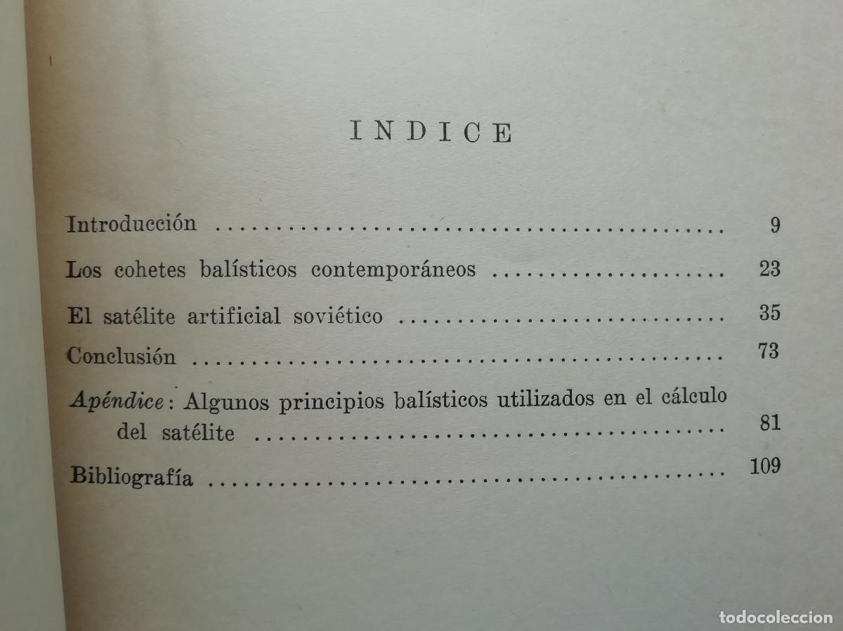 Libros: El sat&eacute;lite artificial de la tierra - I. A. Pobedonostsef 1958 - Foto 11
