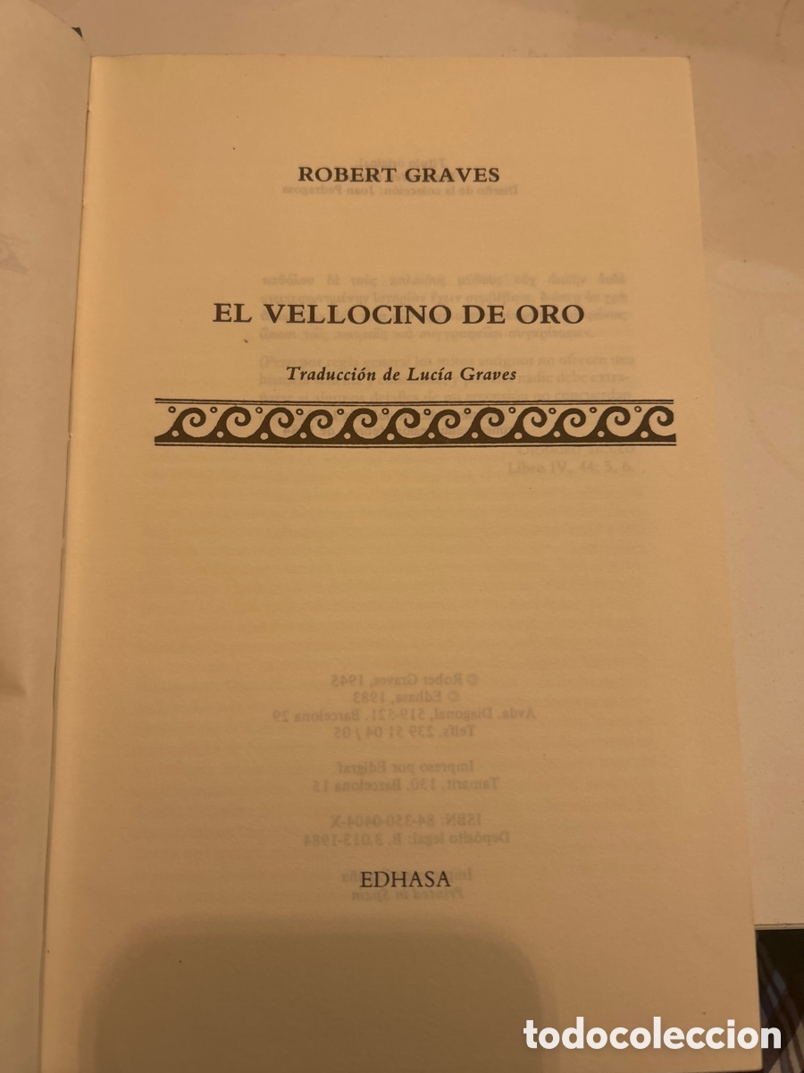 Libros: El vellocino de oro por Robert Graves. C10 - Foto 2