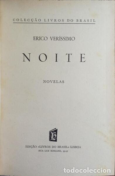Libros: VERISSIMO. (Erico) - NOITE. - Foto 1