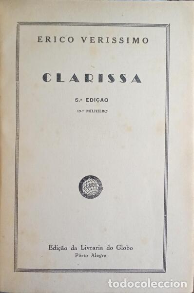 Libros: VERISSIMO. (Erico) - CLARISSA. [5.&ordf; EDI&Ccedil;&Atilde;O] - Foto 1