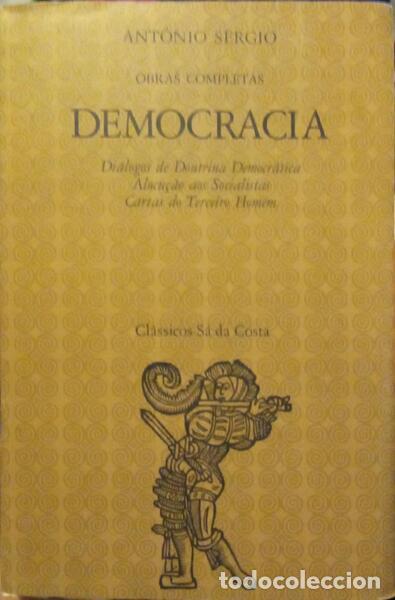 Libros: ANT&Oacute;NIO S&Eacute;RGIO. - DEMOCRACIA. - Foto 1