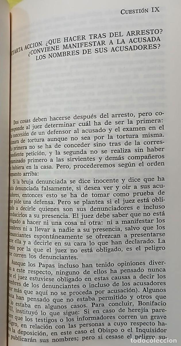 Libros: El martillo de las brujas, Kraemer & Sprenger - Foto 4