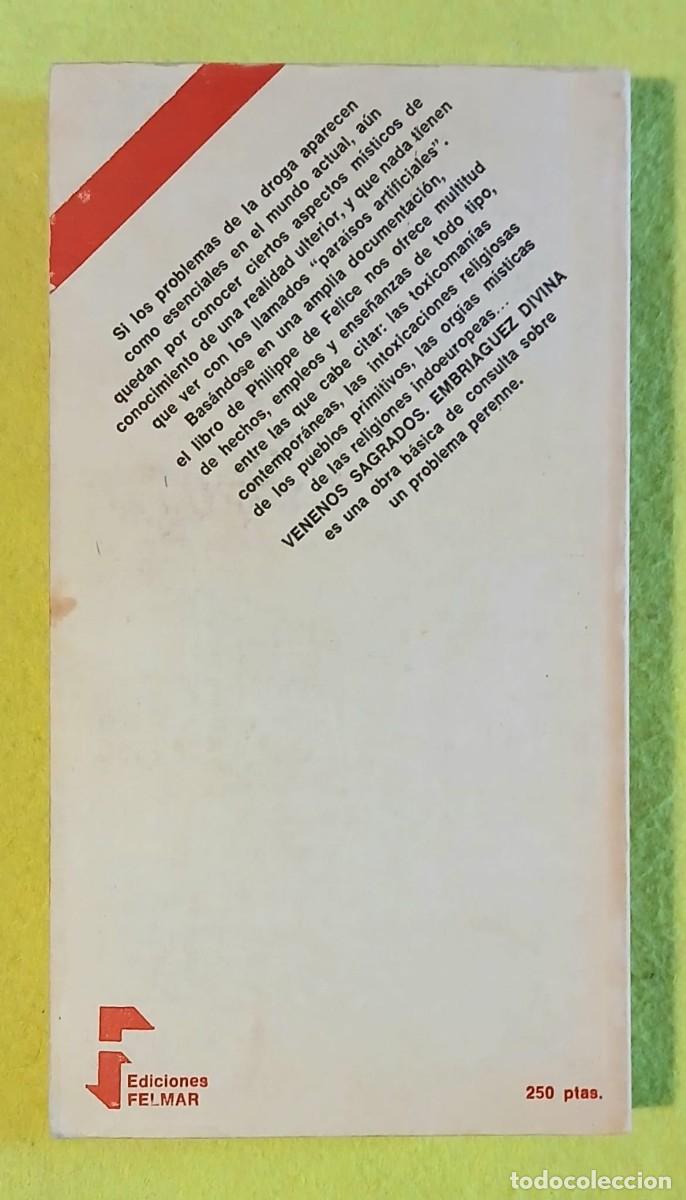 Libros: Venenos sagrados, embriaguez divina. - Foto 2