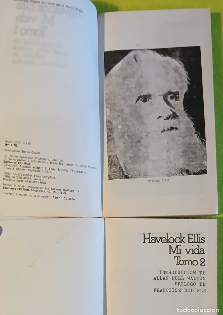 Libros: Mi vida, Havellock Ellis - Foto 2