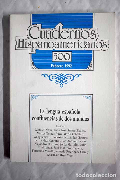Libros: Cuadernos Hispanoamericanos, n&ordm; 500 - Foto 1
