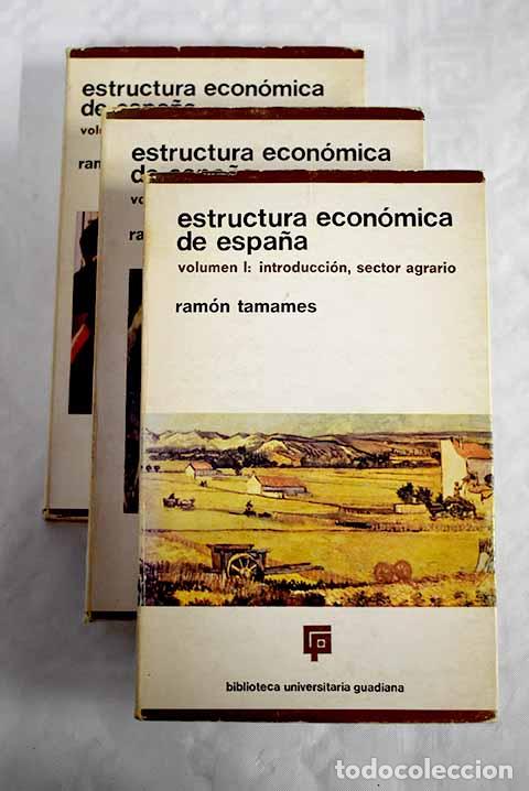 Libros: Estructura econ&oacute;mica de Espa&ntilde;a.- Tamames, Ram&oacute;n - Foto 1