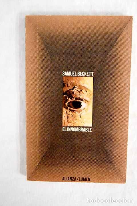 Libros: El Innombrable: Beckett, Samuel.- Beckett, Samuel - Foto 1