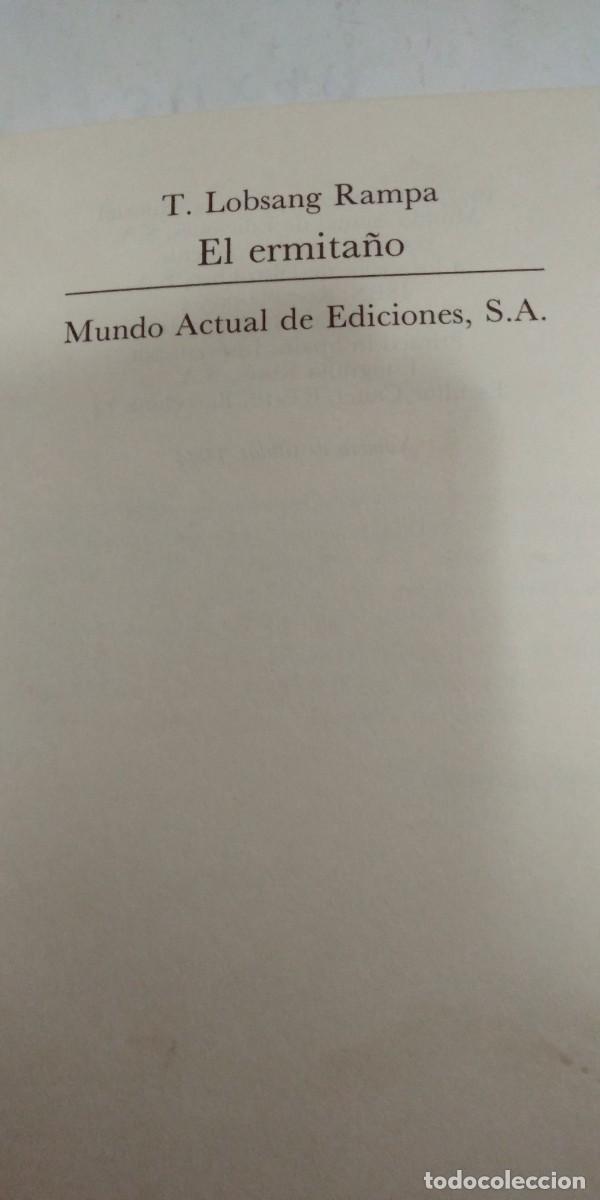 Libros: El ermita&ntilde;o T. Lobsang Rampa - Foto 2