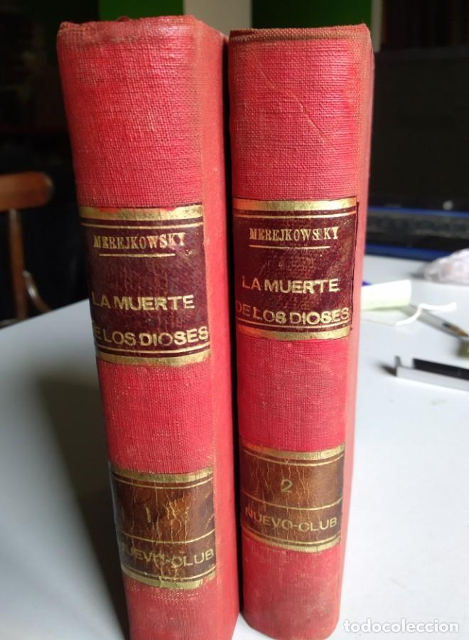 Libros: LA MUERTE DE LOS DIOSES. MEREJKOWSKI. 1901. 2 VOLUMENES - - Foto 2