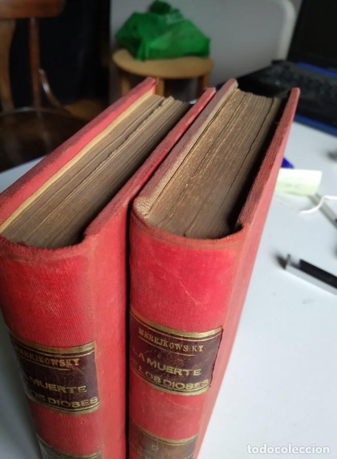 Libros: LA MUERTE DE LOS DIOSES. MEREJKOWSKI. 1901. 2 VOLUMENES - - Foto 3