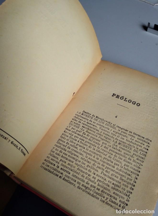 Libros: LA MUERTE DE LOS DIOSES. MEREJKOWSKI. 1901. 2 VOLUMENES - - Foto 8