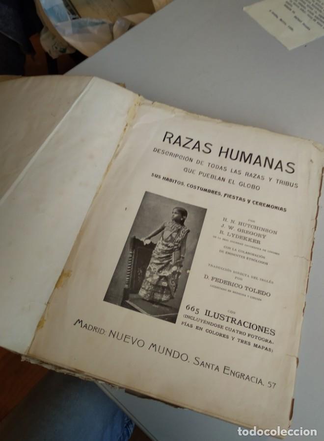Libros: RAZAS HUMANAS. HUTCHINSON. GREGORY. LYDEKKEE - - Foto 9