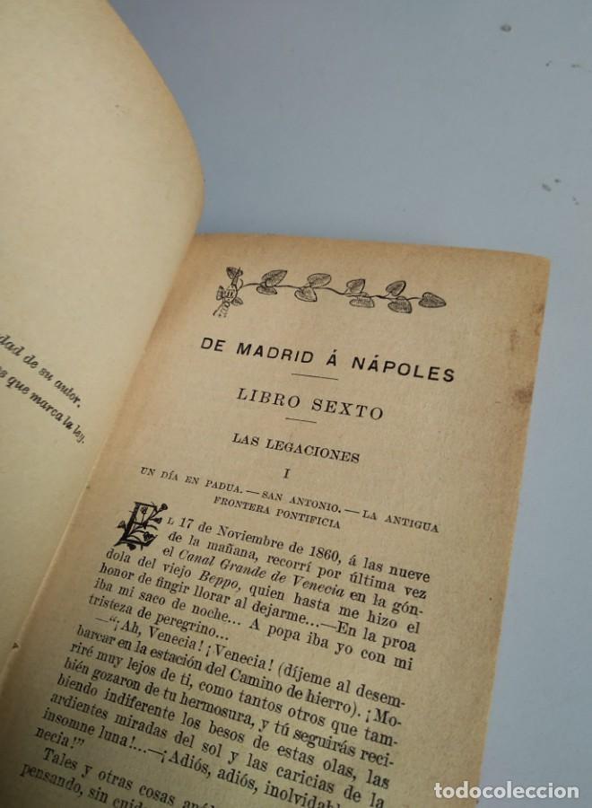 Libros: DE MADRID A NAPOLES. ALARC&Oacute;N. 2 VOLUMENES. 1911 - - Foto 7