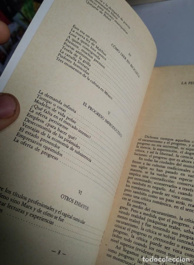 Libros: LA FERIA DEL PROGRESO. GABRIEL ZAID - - Foto 5