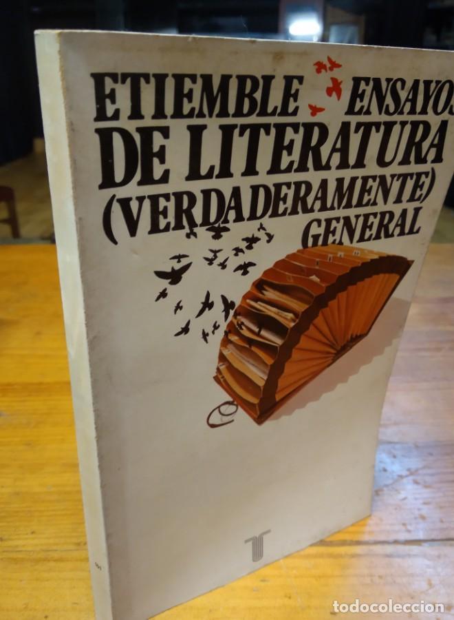 Libros: ENSAYOS DE LITERATURA. ETIEMBLE - - Foto 1