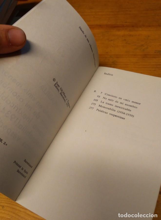 Libros: MEMORABILIA. JUAN GIL ALBERT - - Foto 4