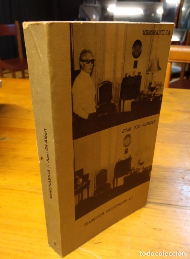 Libros: MEMORABILIA. JUAN GIL ALBERT - - Foto 1