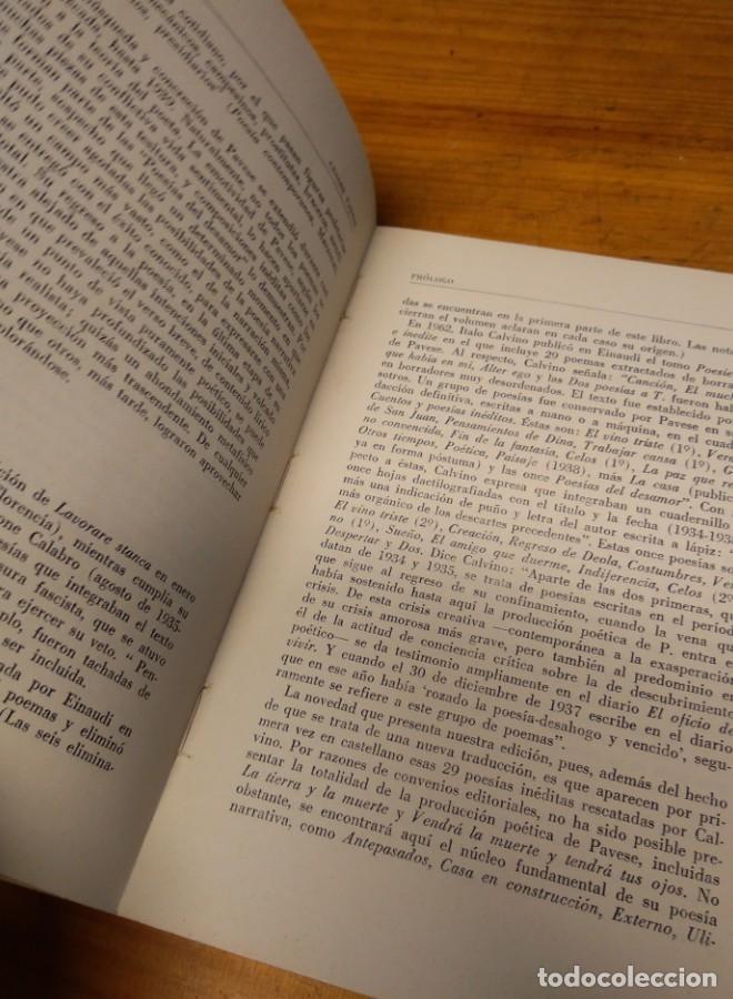 Libros: POEMAS IN&Eacute;DITOS. POEMAS ELEGIDOS. CESARE PAVESE - - Foto 5