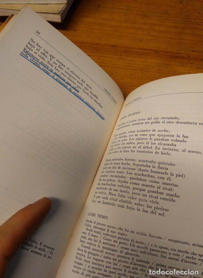 Libros: POEMAS IN&Eacute;DITOS. POEMAS ELEGIDOS. CESARE PAVESE - - Foto 6