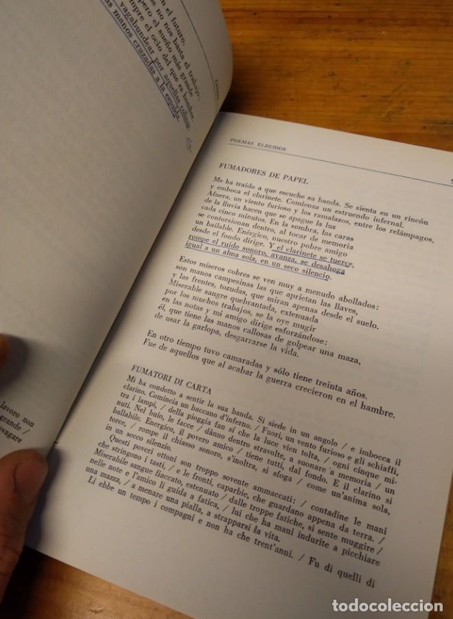 Libros: POEMAS IN&Eacute;DITOS. POEMAS ELEGIDOS. CESARE PAVESE - - Foto 8