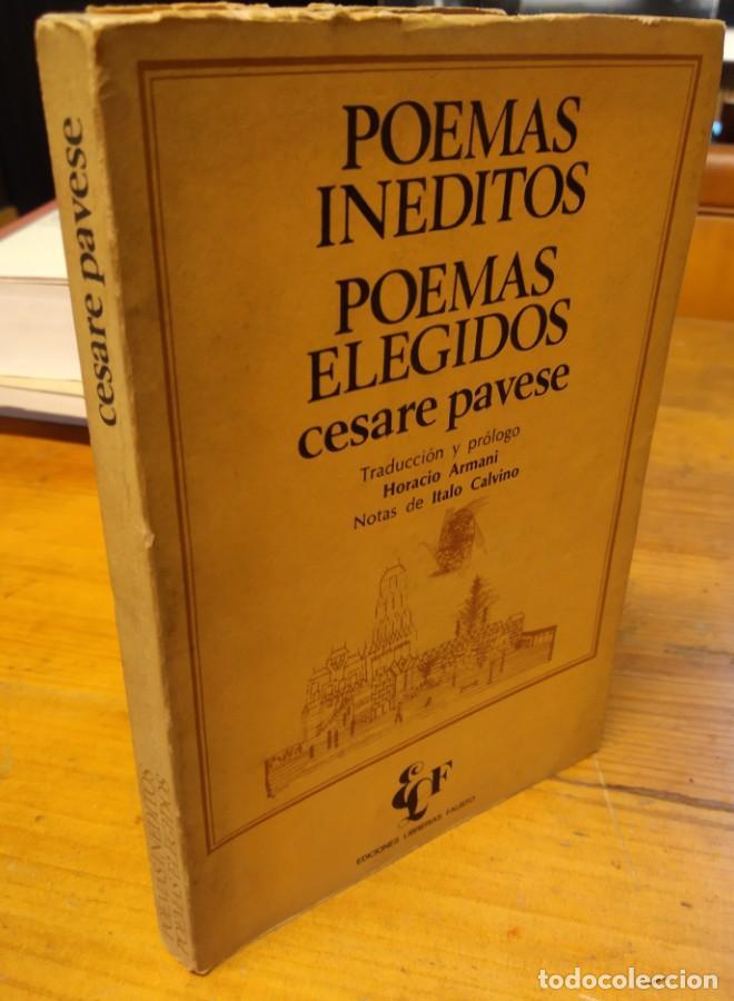 Libros: POEMAS IN&Eacute;DITOS. POEMAS ELEGIDOS. CESARE PAVESE - - Foto 1