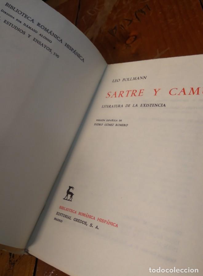 Libros: SARTRE Y CAMUS. LEO POLLMANN - - Foto 3