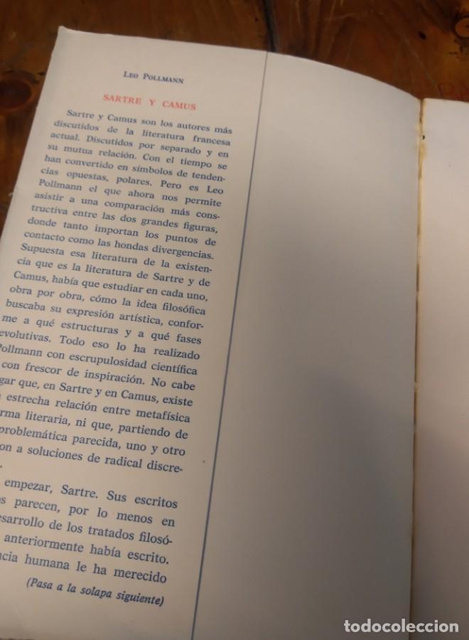 Libros: SARTRE Y CAMUS. LEO POLLMANN - - Foto 8