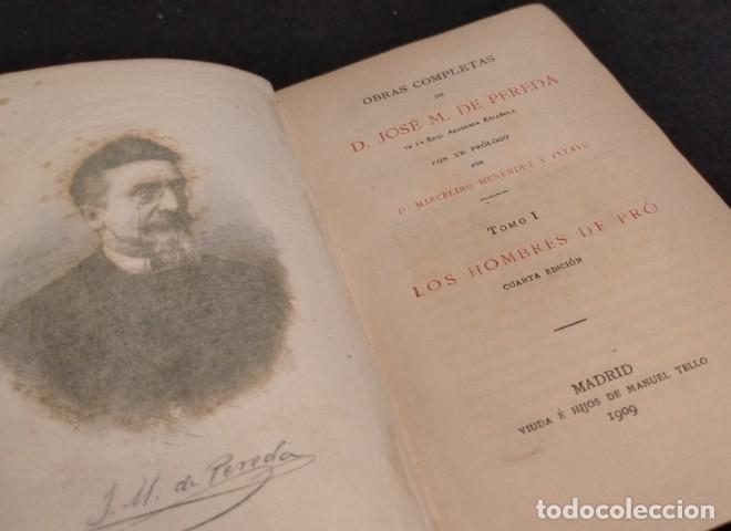 Libros: Jos&eacute; M. de Pereda - Los hombres de pr&oacute; (1909) - - Foto 3