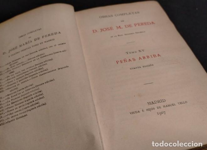 Libros: Jos&eacute; M. de Pereda - Pe&ntilde;as arriba (1907) - - Foto 2