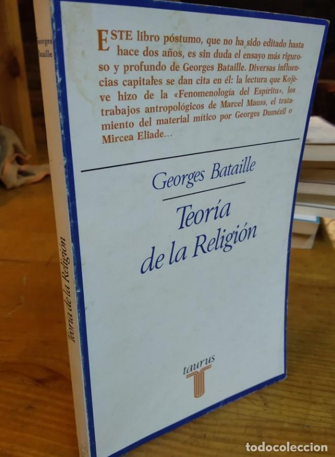 Libros: TEORIA DE LA RELIGI&Oacute;N. GEORGES BATAILLE - - Foto 1