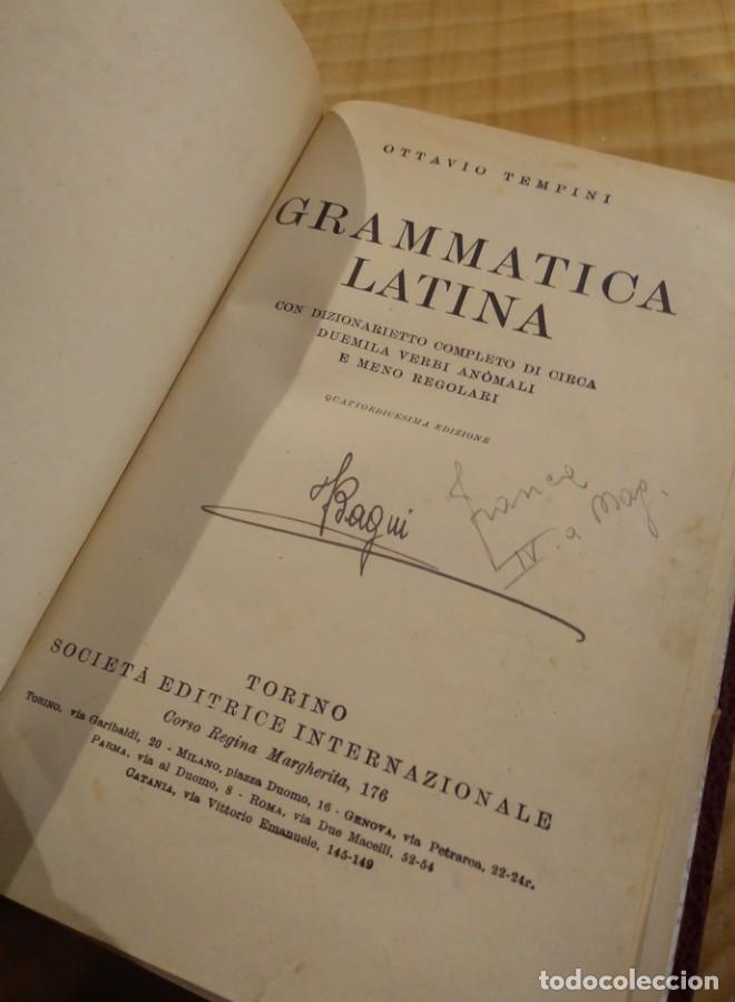 Libros: GRAMMATICA LATINA. OTTAVIO TEMPINI - - Foto 4