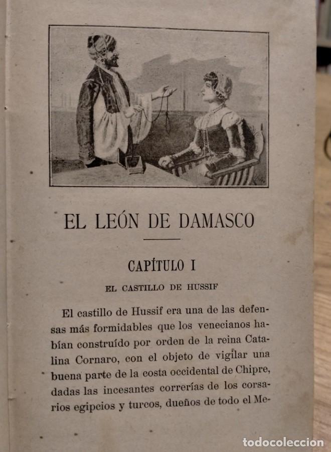 Libros: Salgari, El leon de Damasco (Saturnino Calleja) - - Foto 4