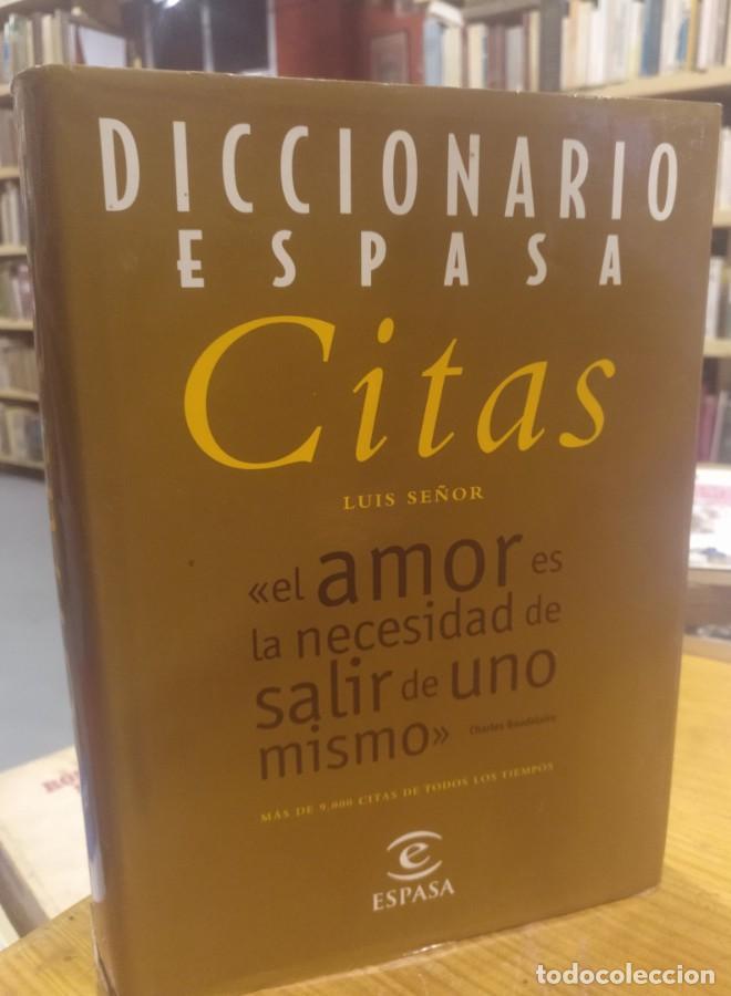 Libros: Luis Se&ntilde;or, Diccionario espasa citas - - Foto 1