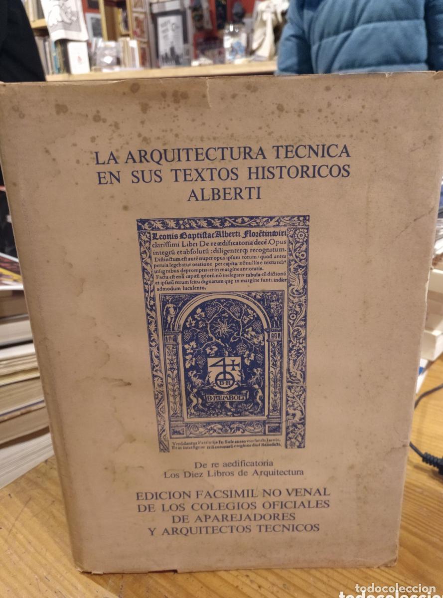 Libros: Alberti, De re aedificatoria - - Foto 1